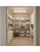 Plafoniera led 30w 3T 60 cm lineare barra luminosa sottopensile luce bianca fredda naturale