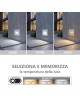 Segnapasso led incasso 3W per cassetta scatola 503 220V applique luce per esterno lampada parete