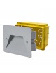 Segnapasso led incasso 3W per cassetta scatola 503 220V applique luce per esterno lampada parete