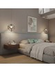 Lampadario a sospensione cubo E27 pendente cubico design moderno portalampada geometrico in metallo bianco nero tortora 