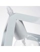 Lampadario a sospensione cubo E27 pendente cubico design moderno portalampada geometrico in metallo bianco nero tortora 