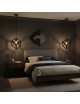 Lampadario a sospensione cubo E27 pendente cubico design moderno portalampada geometrico in metallo bianco nero tortora 