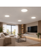 Plafoniera led 12w tondo faretto da soffitto pannello a parete luce naturale 4000k