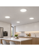 Plafoniera led 12w tondo faretto da soffitto pannello a parete luce naturale 4000k