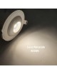 Faretto led cob 7w orientabile tondo 220V ghiera bianco da incasso cartongesso luce fredda naturale calda