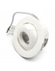 Faretto led cob 7w orientabile tondo 220V ghiera bianco da incasso cartongesso luce fredda naturale calda