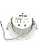 Faretto led cob 7w orientabile tondo 220V ghiera bianco da incasso cartongesso luce fredda naturale calda