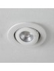 Faretto led cob 7w orientabile tondo 220V ghiera bianco da incasso cartongesso luce fredda naturale calda