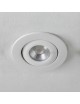 Faretto led cob 7w orientabile tondo 220V ghiera bianco da incasso cartongesso luce fredda naturale calda