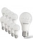 Lampadina led E27 bulbo A60 9W luce calda 3000K Mapam (10PZ)