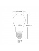X10 lampadina led E27 bulbo A55 7W luce bianca naturale calda Mapam
