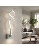 Applique led da parete 18W a spirale moderno lampada per camera soggiorno luce naturale