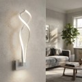 Applique led da parete 18W a spirale moderno lampada per camera soggiorno luce naturale