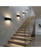 Applique LED da parete 8W con cerchio nero bianco lampada moderno per camera soggiorno bagno