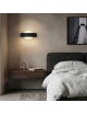 Applique LED da parete 8W con cerchio nero bianco lampada moderno per camera soggiorno bagno
