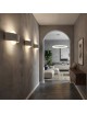 Applique LED da parete 8W con cerchio nero bianco lampada moderno per camera soggiorno bagno