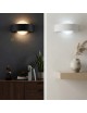 Applique LED da parete 8W con cerchio nero bianco lampada moderno per camera soggiorno bagno