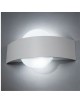 Applique LED da parete 8W con cerchio nero bianco lampada moderno per camera soggiorno bagno