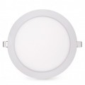 Pannello rotondo led 24w bianco slim faro faretto incasso ip20 Downlight
