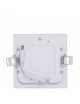 Pannello led quadrato bianco slim 6w ip20 incasso faro faretto luce bianca fredda 6500k naturale 4500k calda 3000k Downlight