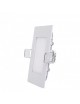 Pannello led quadrato bianco slim 6w ip20 incasso faro faretto luce bianca fredda 6500k naturale 4500k calda 3000k Downlight
