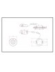 Pannello rotondo slim led 3w ip20 da incasso Faro faretto bianco luce bianca fredda 6500k naturale 4500k calda 3000k Downlight