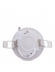 Pannello rotondo slim led 3w ip20 da incasso Faro faretto bianco luce bianca fredda 6500k naturale 4500k calda 3000k Downlight