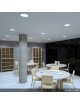Pannello led rotondo slim 18w ip20 da incasso faro faretto bianco luce calda naturale fredda Downlight