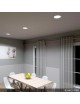 Faro faretto led pannello rotondo slim 24w ip20 da incasso a molla luce calda 3000k naturale 4500k fredda bianca 6500k