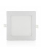 Pannello led quadrato slim 12w ip20 incasso faro faretto completo driver bianco luce calda naturale fredda Downlight
