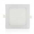 Pannello quadrato led 12w bianco slim faro faretto incasso ip20 Downlight