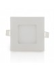 Pannello quadrato slim led 3w ip20 incasso Faro faretto bianco luce bianca fredda 6500k naturale 4500k calda 3000k Downlight