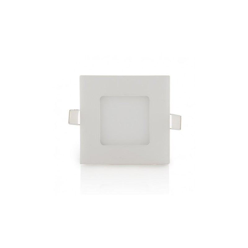 Pannello quadrato slim led 3w ip20 incasso Faro faretto bianco luce bianca fredda 6500k naturale 4500k calda 3000k Downlight