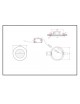 Pannello led rotondo acciaio satinato nichel slim 6w ip20 incasso faretto completo driver luce bianca naturale calda Downlight
