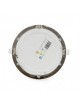 Pannello led rotondo acciaio satinato nickel slim12w ip20 incasso faretto completo driver luce calda naturale fredda Downlight