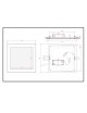 Pannello led quadrato 18w acciaio satinato nichel incasso Faro faretto completo driver luce bianca naturale caldaDownlight
