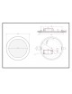 Pannello led rotondo 18w acciaio satinato nickel slim ip20 incasso faretto luce calda bianca naturale Downlight