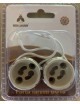 X2 pz Attacco baionetta gu10 ceramica portalampada per faretto led portafaretti