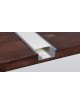 Profilo Alluminio incasso largo Strisce Strip LED Barra Rigida Copertura Opaco