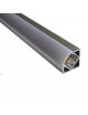 Profilo Alluminio 2M per Strisce Strip LED Barra Rigida ANGOLARE Copertura Opaco