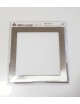 Pannello led quadrato 18w acciaio satinato nichel incasso Faro faretto completo driver luce bianca naturale caldaDownlight