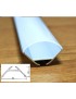 Profilo Alluminio angolare grande a plafoniera Strisce Strip LED Barra Rigida
