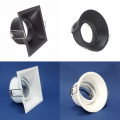 Portafaretto incasso orientabile incasso lampadine led gu10 mr16 Controsoffitto