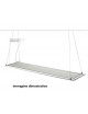 Filo cavo acciaio inox per sospensione plafoniera lampadario pannello sospeso