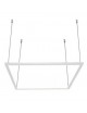 Pannello led telaio luminoso cornice 60x60 48W 5700 lm lampadario sospensione