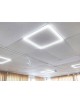 Pannello led telaio luminoso cornice 60x60 48W 5700 lm lampadario sospensione