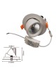 Faro led 20w incasso orientabile Ip40 tondo alluminio bianco luce naturale