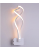 Applique led da parete 18W design moderna intrecciato bianco lampada per camera salotto luce naturale