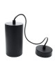 Cilindro pendente sospensione lampadario faretto gu10 bianco nero 15 30cm