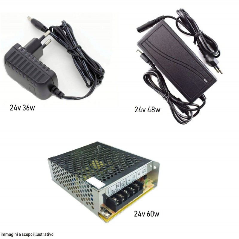 Alimentatore Trasformatore 12 volt stabilizzato strisce Led Trimmer striscia